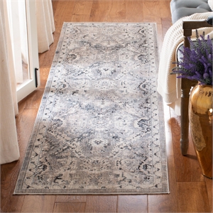 Safavieh Vintage 2'2&quot x 8' Runner Rug in Gray and Blue