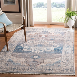 Safavieh Vintage 8' x 10' Rug in Gray and Blue
