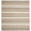 Safavieh Natura 8' Square Hand Woven Wool Rug in Beige