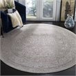 Safavieh Reflection 5' Round Rug in Beige and Cream
