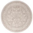 Safavieh Reflection 5' Round Rug in Beige and Cream