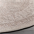 Safavieh Reflection 5' Round Rug in Beige and Cream