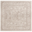 Safavieh Reflection 5' Square Rug in Beige and Cream