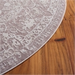 Safavieh Reflection 5' Square Rug in Beige and Cream