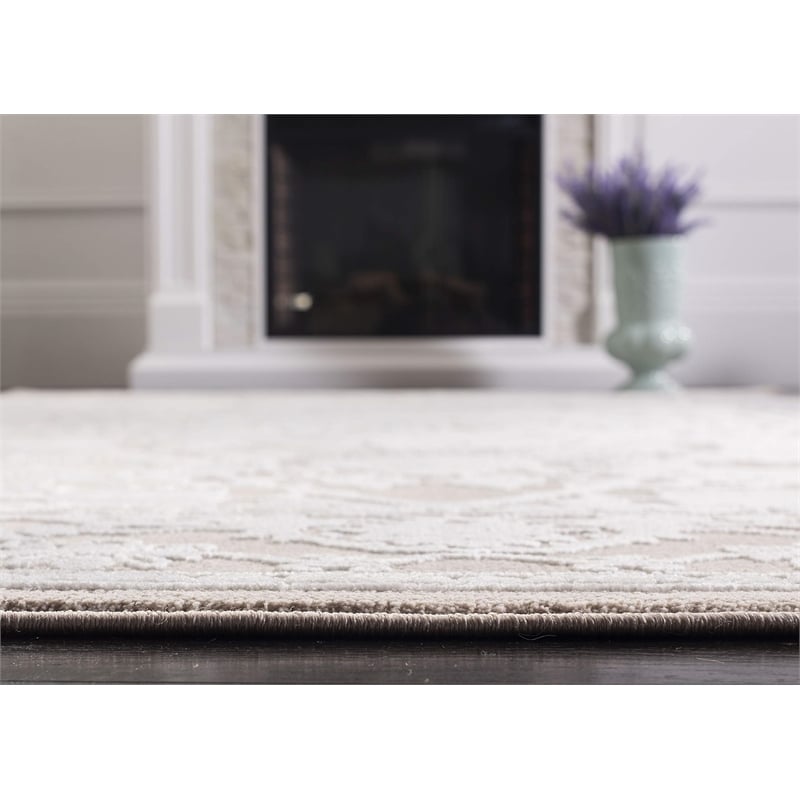 Safavieh Reflection 9' x 12' Rug in Beige and Cream