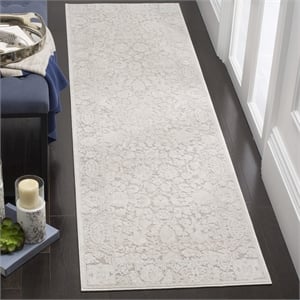 Safavieh Reflection 2'3&quot x 6' Runner Rug in Beige and Cream