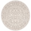 Safavieh Reflection 5' Round Rug in Beige and Cream