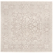 Safavieh Reflection 5' Square Rug in Beige and Cream