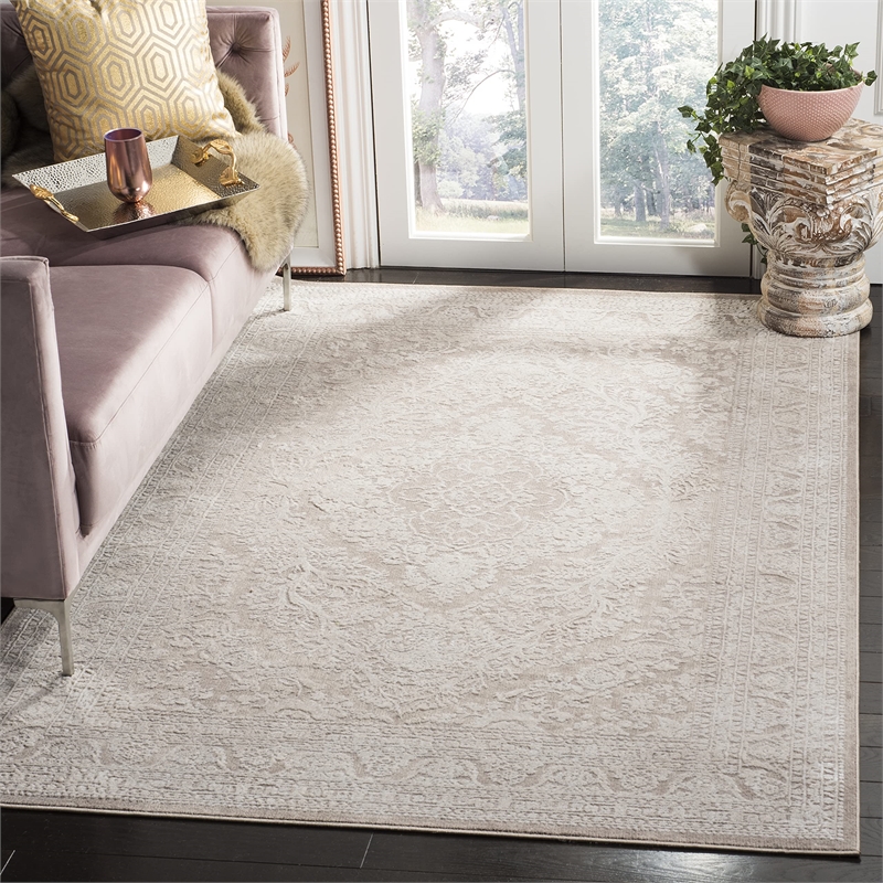 Safavieh Reflection 9' x 12' Rug in Beige and Cream