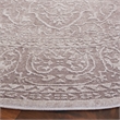 Safavieh Reflection 5' Round Rug in Beige and Cream