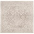 Safavieh Reflection 5' Square Rug in Beige and Cream