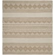 Safavieh Natura 8' Square Hand Woven Wool Rug in Beige and Ivory