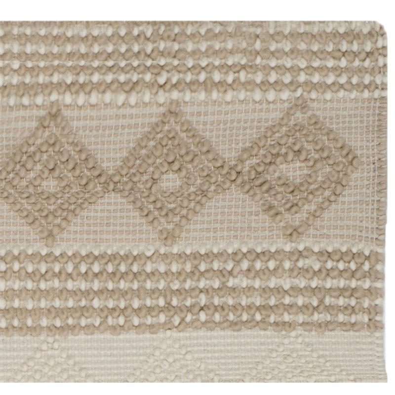 Safavieh Natura 11' x 15' Hand Woven Wool Rug in Beige and Ivory