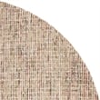 Safavieh Abstract 6' Round Hand Tufted Wool Rug in Beige and Rust