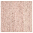 Safavieh Abstract 6' Square Hand Tufted Wool Rug in Beige and Rust