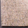 Safavieh Abstract 6' Square Hand Tufted Wool Rug in Beige and Rust