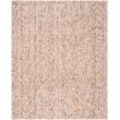 Safavieh Abstract 9' x 12' Hand Tufted Wool Rug in Beige and Rust