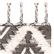 Safavieh Kenya 5' x 8' Hand Knotted Wool Rug in Black and Ivory