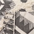 Safavieh Kenya 5' x 8' Hand Knotted Wool Rug in Black and Ivory