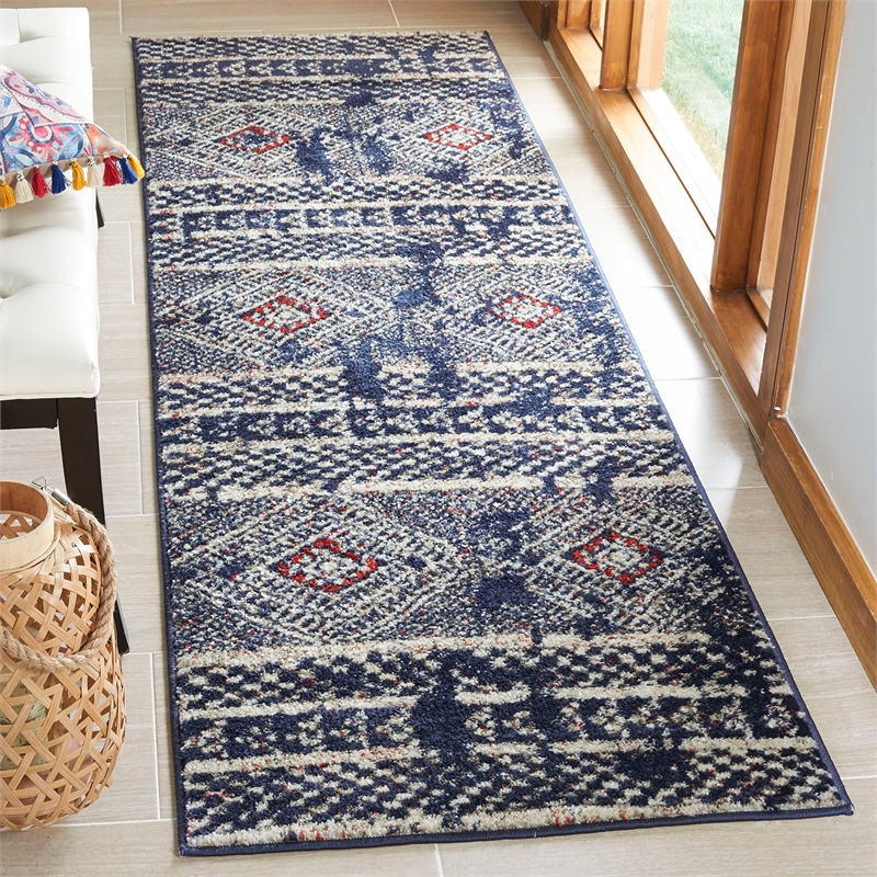 Safavieh Adirondack 3' x 5' Rug in Black and Light Gray