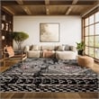Safavieh Adirondack 9' x 12' Rug in Black and Light Gray