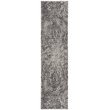 Safavieh Lurex 2' x 8' Runner Rug in Black and Light Gray