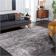 Safavieh Lurex 9' x 12' Rug in Black and Light Gray