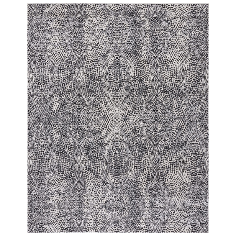 Safavieh Lurex 9' x 12' Rug in Black and Light Gray