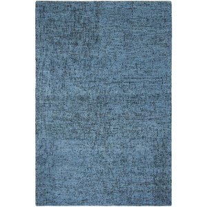 Safavieh Abstract 6' Square Hand Tufted Wool Rug in Blue