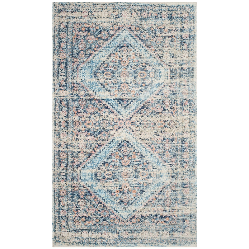 Safavieh Saffron 6' x 9' Hand Loomed Rug in Blue