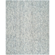 Safavieh Abstract 5' x 8' Hand Tufted Wool Rug in Blue and Charcoal