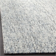 Safavieh Abstract 5' x 8' Hand Tufted Wool Rug in Blue and Charcoal