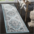 Safavieh Skyler 2' x 10' Runner Rug in Blue and Black