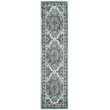Safavieh Skyler 2' x 6' Runner Rug in Blue and Black