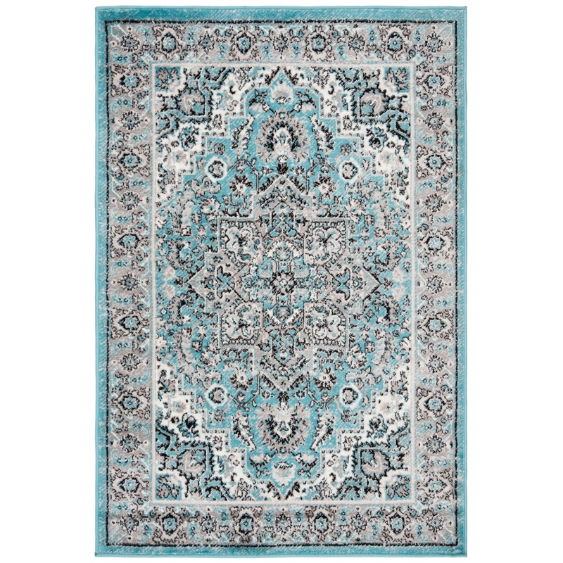 Safavieh Skyler 3' x 5' Rug in Blue and Black