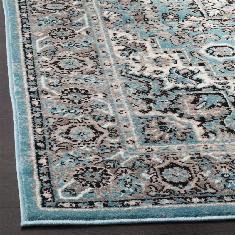 Safavieh Skyler 6' x 9' Rug in Blue and Black