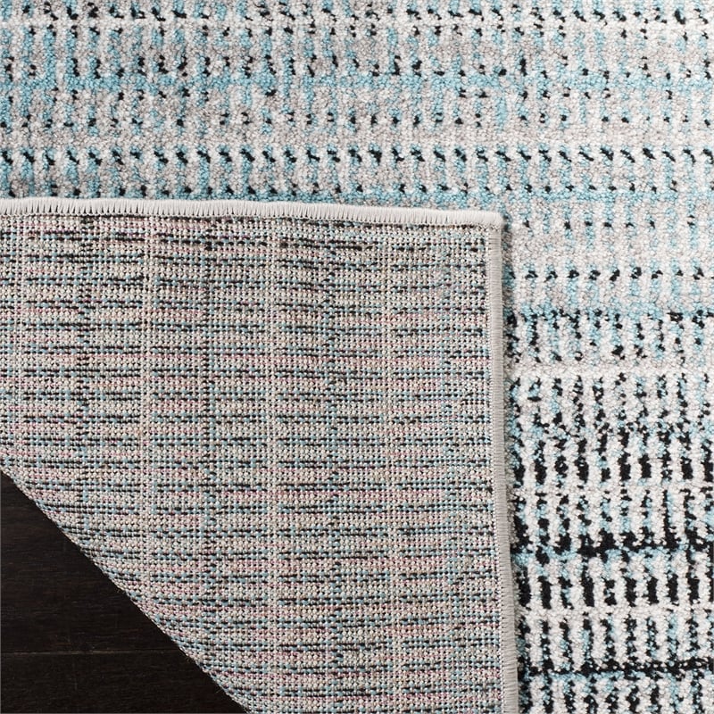 Safavieh Skyler 2' x 10' Runner Rug in Blue and Gray