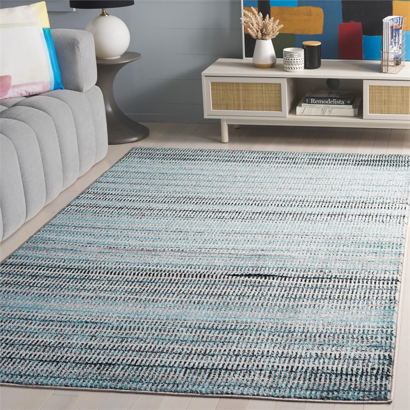 Safavieh Skyler 6' x 9' Rug in Blue and Gray