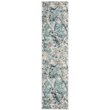 Safavieh Skyler 2' x 10' Runner Rug in Blue and Ivory