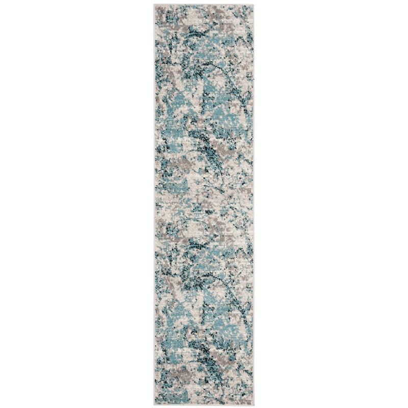 Safavieh Skyler 2' x 12' Runner Rug in Blue and Ivory