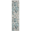 Safavieh Skyler 2' x 12' Runner Rug in Blue and Ivory