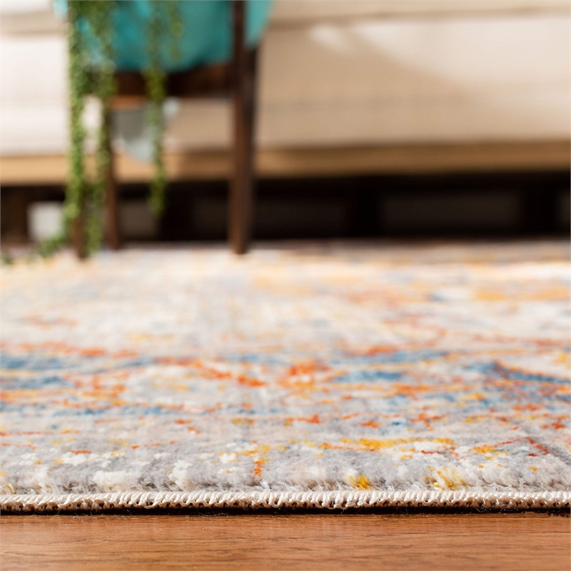 Safavieh Vintage 10' x 13' Rug in Blue and Orange