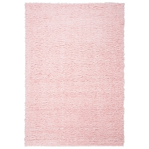 Safavieh Madrid Shag 200 4'-0&quot x 6'-0&quot Polyester Power Loomed Rug in Blush
