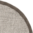 Safavieh Abstract 6' Round Hand Tufted Wool Rug in Brown and Ivory