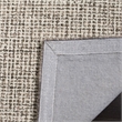 Safavieh Abstract 6' Square Hand Tufted Wool Rug in Brown and Ivory