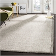 Safavieh Abstract 5' x 8' Hand Tufted Wool Rug in Brown and Ivory