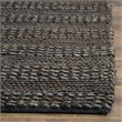 Safavieh Natural Fiber 10' x 14' Hand Woven Jute Rug in Charcoal