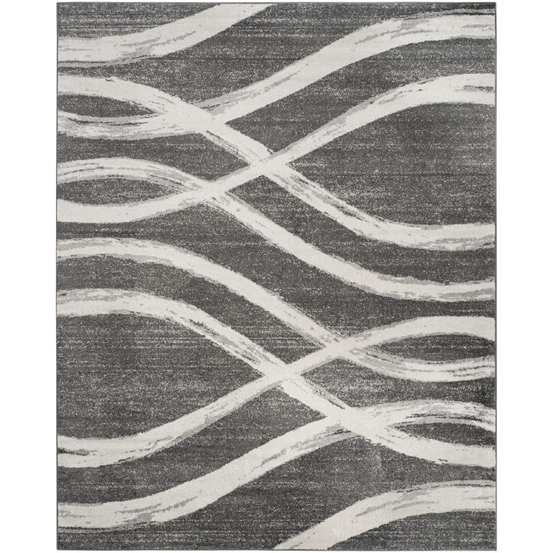Safavieh Adirondack 11' x 15' Rug in Charcoal and Ivory