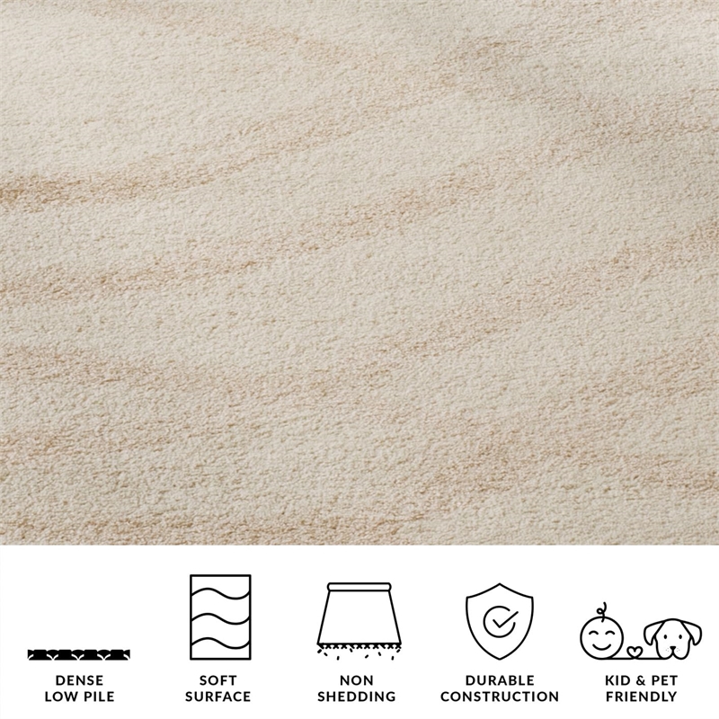 Safavieh Adirondack 8' Square Rug in Cream and Champagne