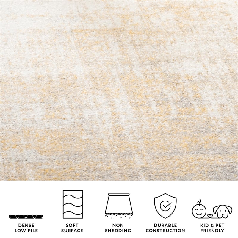 Safavieh Adirondack 8' x 10' Rug in Cream and Gold